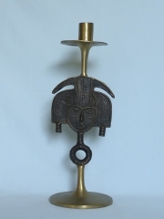 Kerzenhalter aus Kupfer (H ± 20 cm)